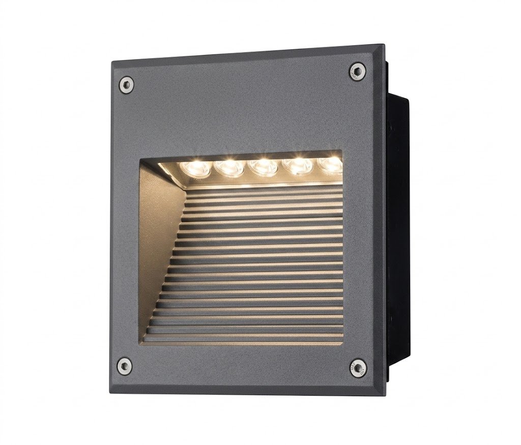 Impulse by Tecnolight is a recessed outdoor wall light with sleek architectural styling, durable construction, and efficient ambient illumination.